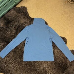 GAP Light Blue Feather Turtleneck